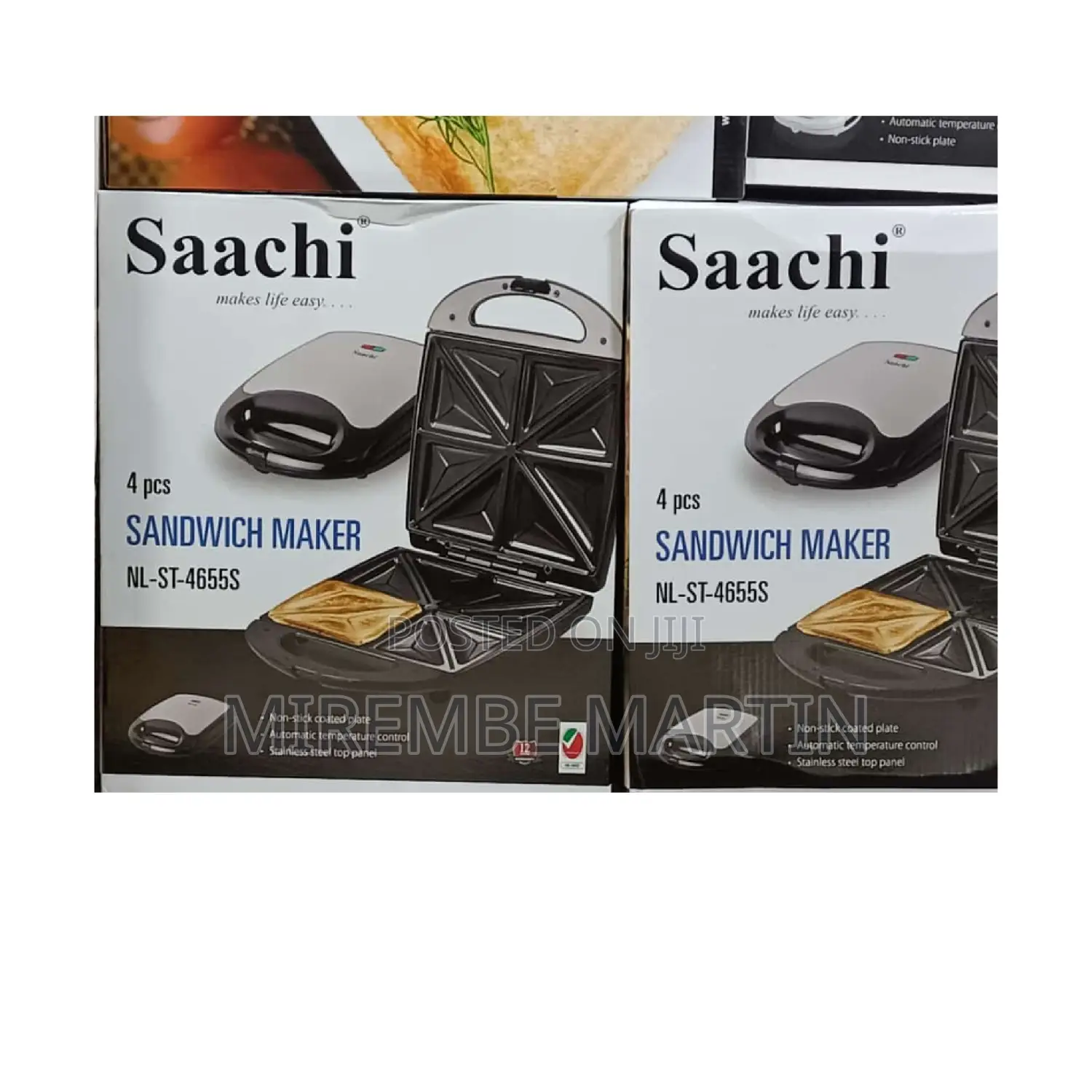4pcs Saachi Electric Sandwich Maker.