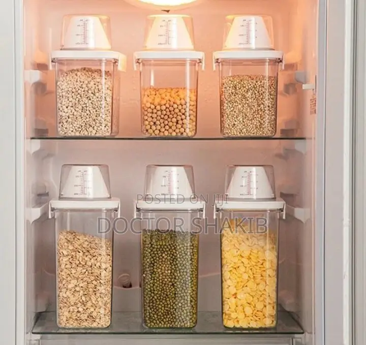 Plastic Measure Tank Cereal Storage Container