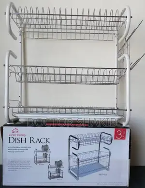 New 3 Layers Family Clean Dish Rack