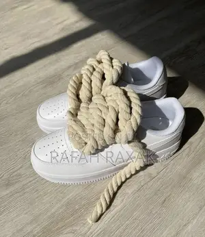 Original White Unisex Airforce Big Laces Sneakers
