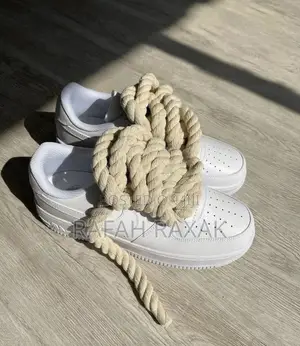 Original White Unisex Airforce Big Laces Sneakers