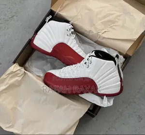 Siri Air Jordan 12 Retro Cherry “White Maroon” Sneaker