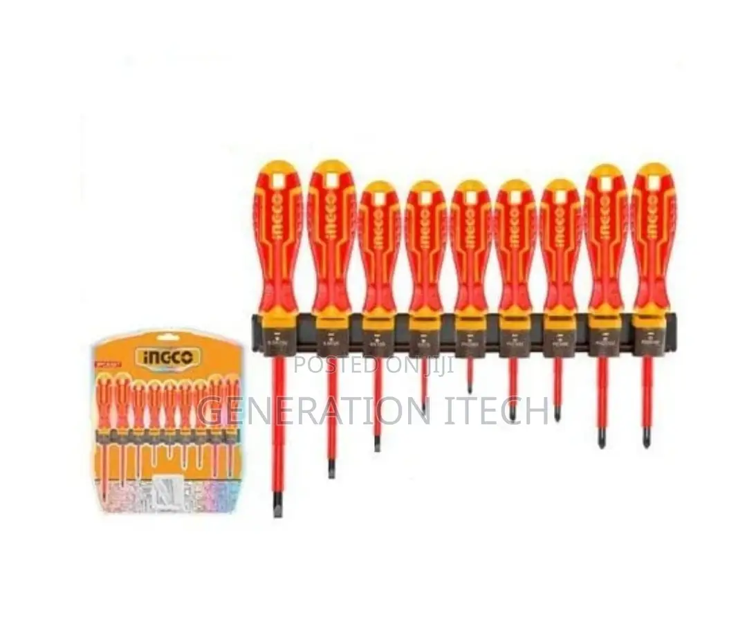 Ingco HKISD0908 Insulated Screwdriver 9pcs Set