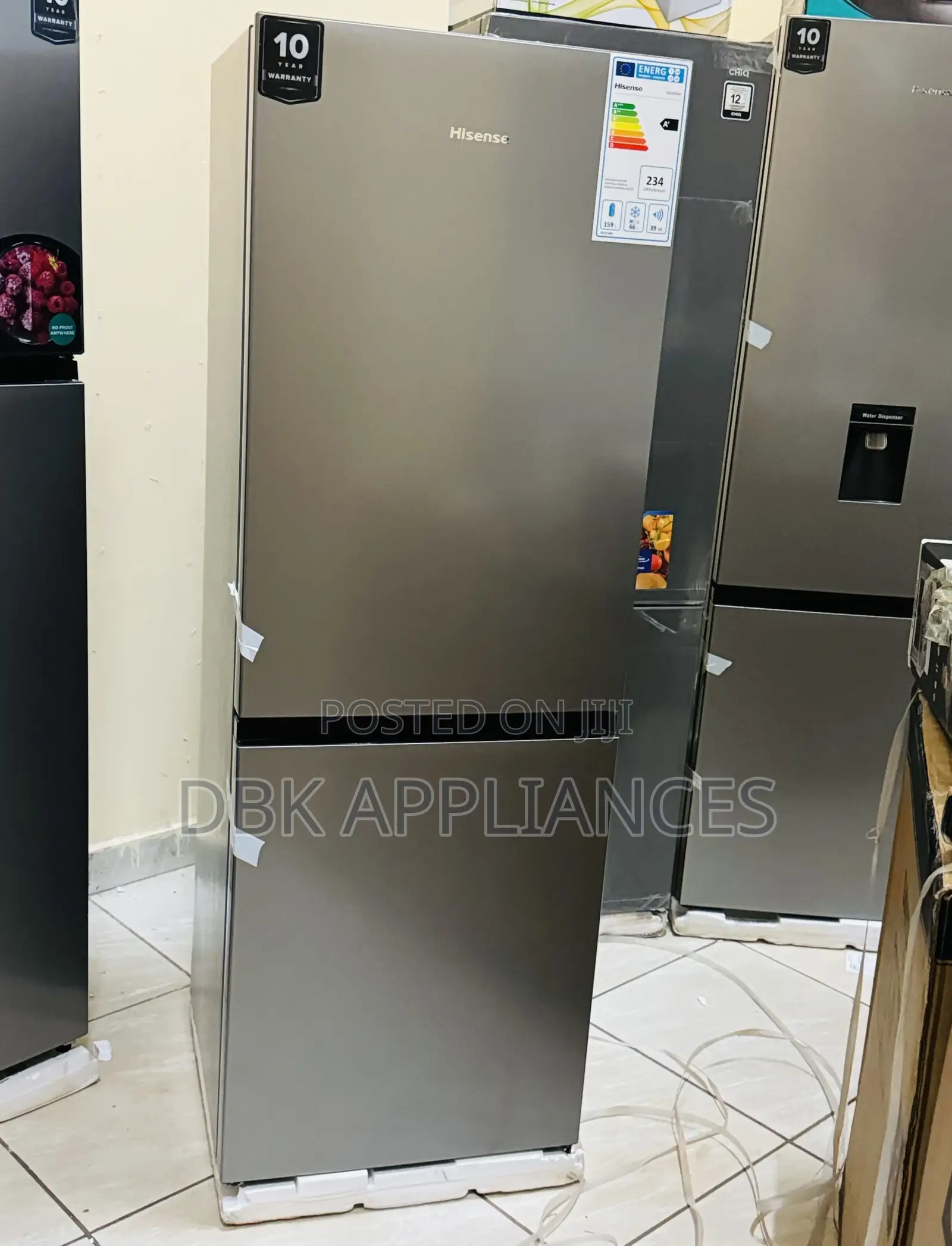 Hisense 290L Bottom Freezer Double Door Refrigerators