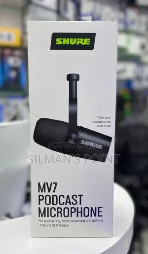 The All New Shure Mv7 Podcast Microphone