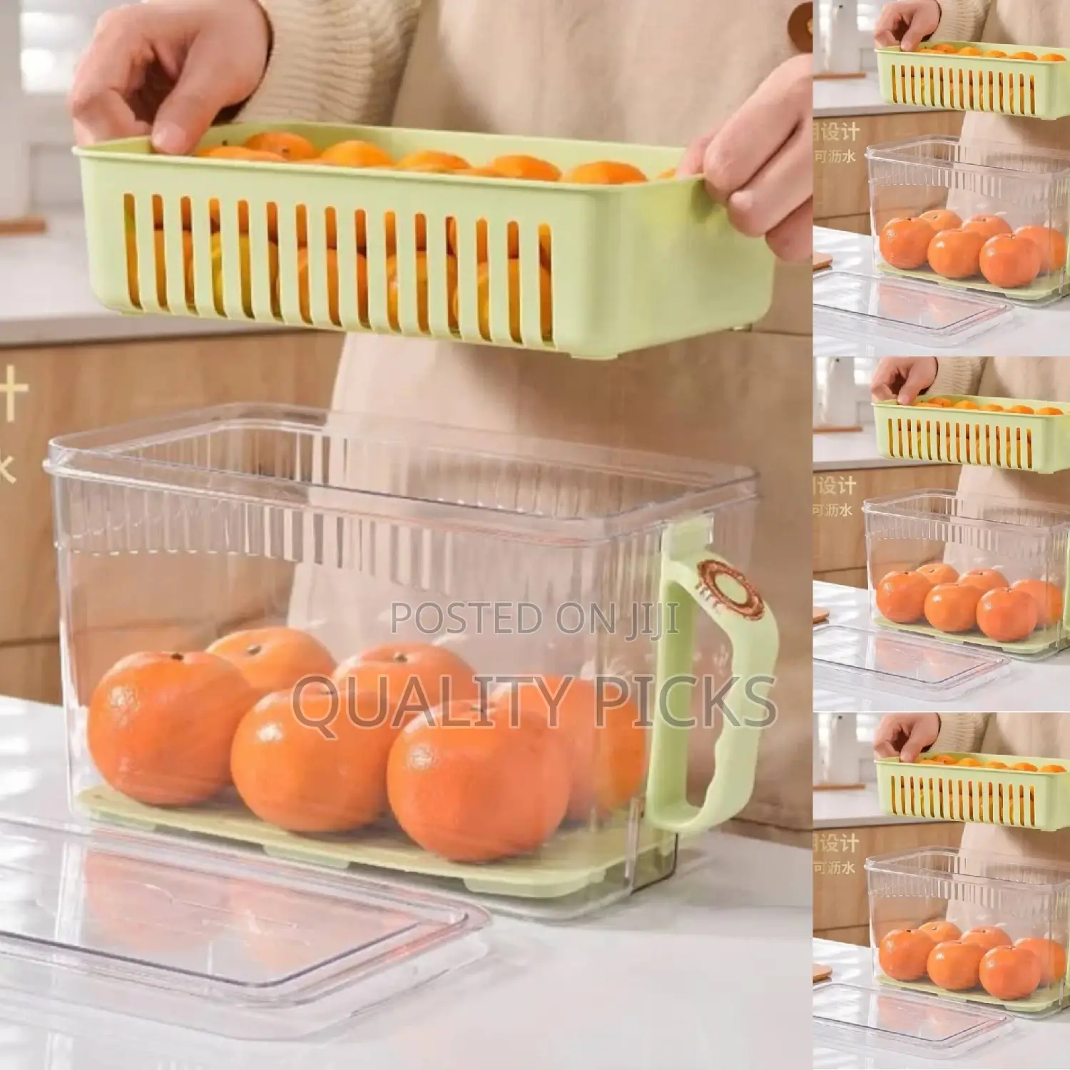 Plastic Storage Containers Set