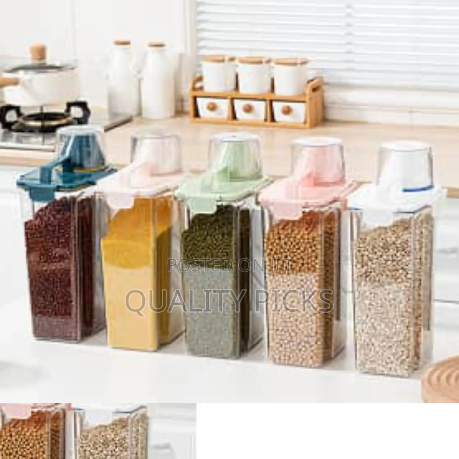 Plastic Dry Food Storage Containers