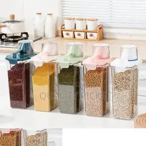 Plastic Dry Food Storage Containers