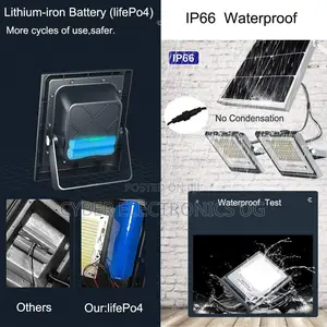 100w Solar Flood Light Outdoor With Remote