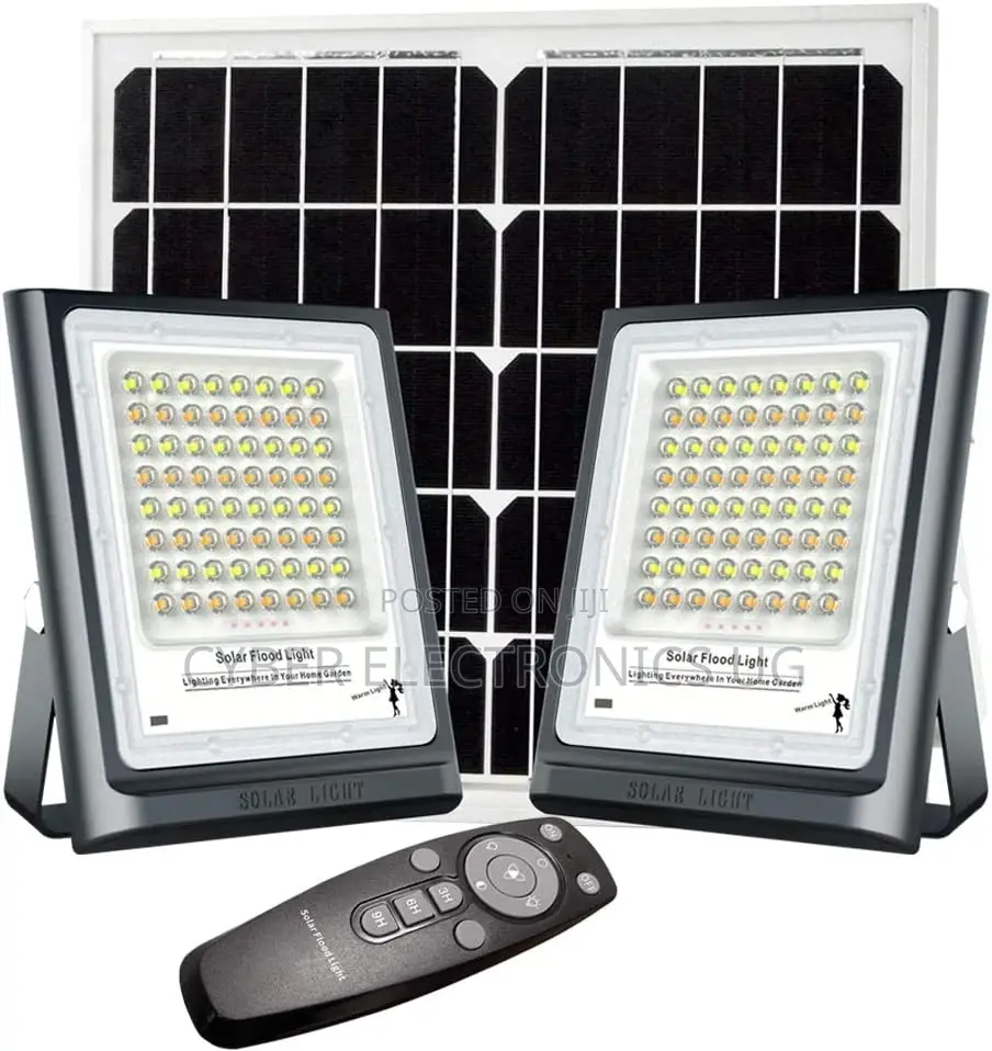 100w Solar Flood Light Outdoor With Remote
