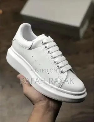Original Unisex White Alexander McQueen Sneakers