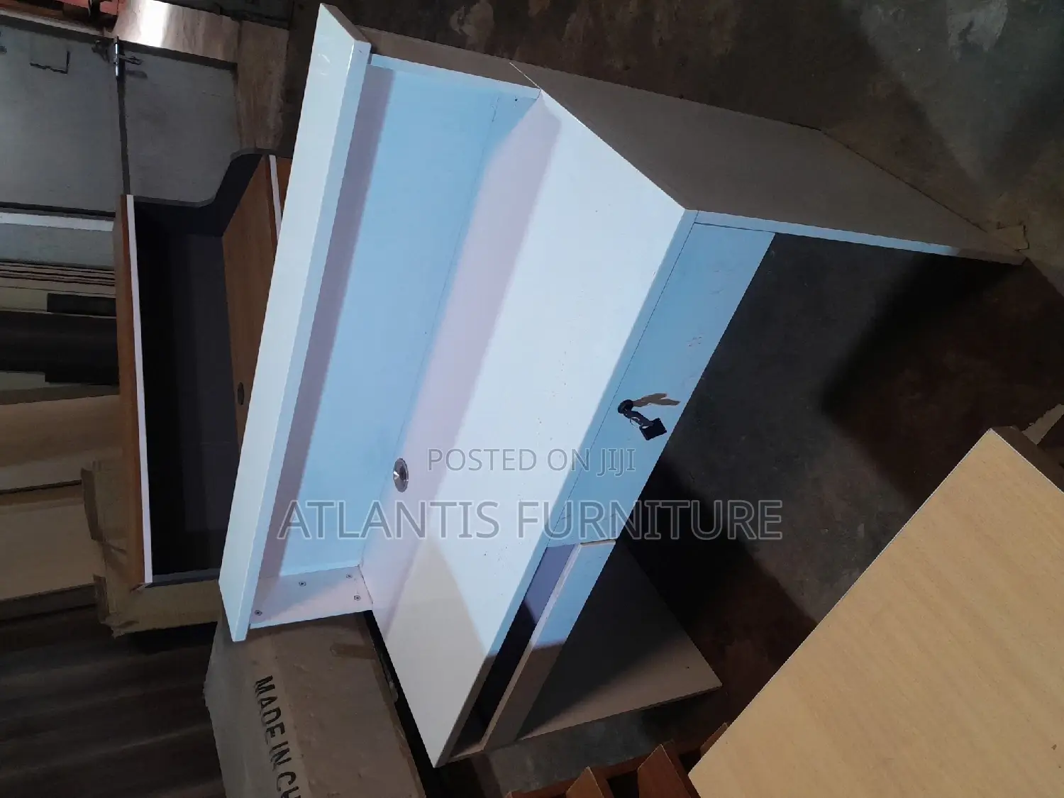 White Executive Reception Desk