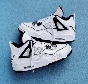 Original White Air Jordan 4 Retro Sneaker