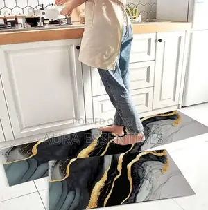 Non Slip Cushion Kitchen or Bathroom Mat Set