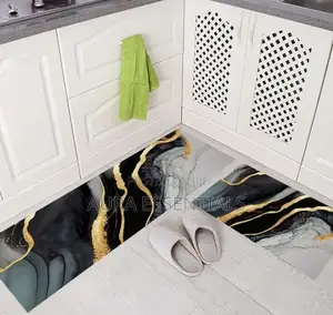 Non Slip Cushion Kitchen or Bathroom Mat Set