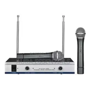 Max Dual Professional Wireless Microphone - Black,Silver