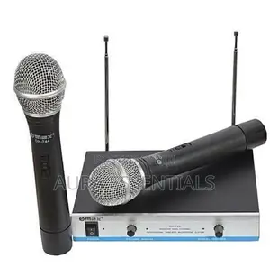 Max Dual Professional Wireless Microphone - Black,Silver