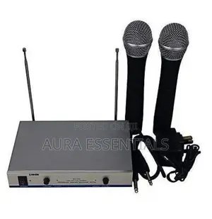 Max Dual Professional Wireless Microphone - Black,Silver