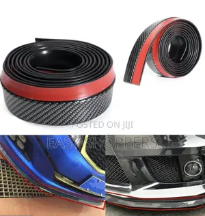 Car Bumper Protector Side Skirt Lip Carbon Fiber Protector