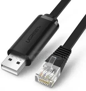 Usb 2.0 to Rj45 Console Cable 1.5m Black