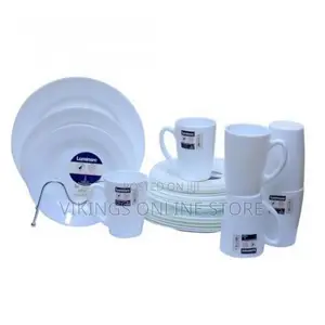 Luminarc Ceramic 6 Dinner Plates 6 Side Plates 6 Soup Plates