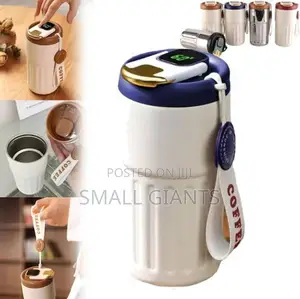 Smart Coffee Thermos Cup With Temperature Display