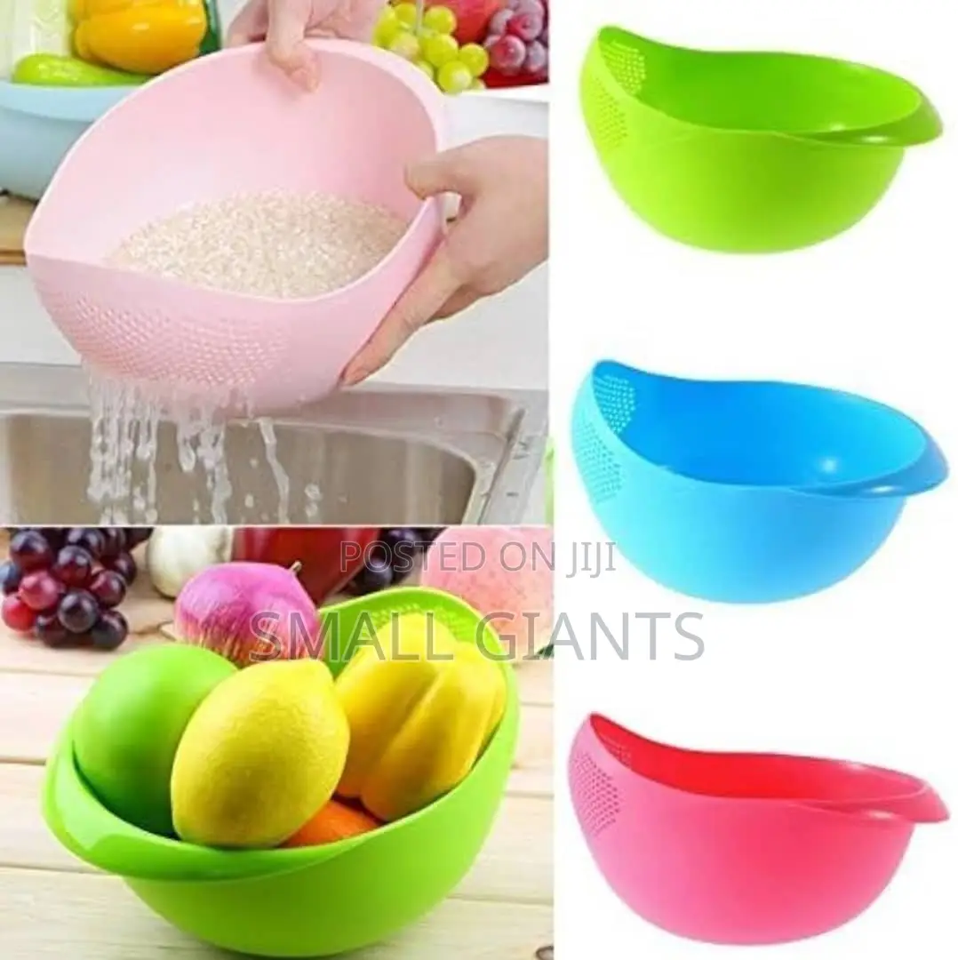 1pc Vegetable Washing Bowl Food Strainer Rice
Colanders