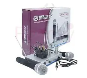Max Dual Professional Wireless Microphone - Black,Silver