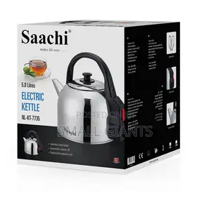 Saachi Electric Kettle - 5L - Silver