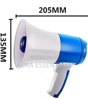 Loudspeaker Megaphone With Recording Reading Advertising