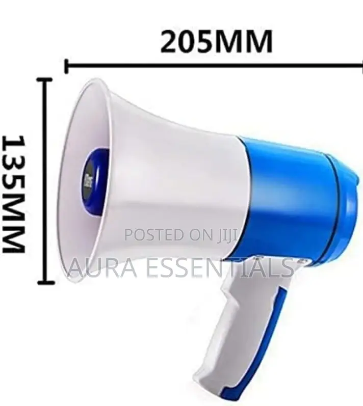 Loudspeaker Megaphone With Recording Reading Advertising