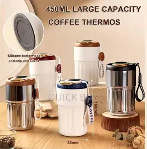 Smart Coffee Thermos Cup With Temperature Display