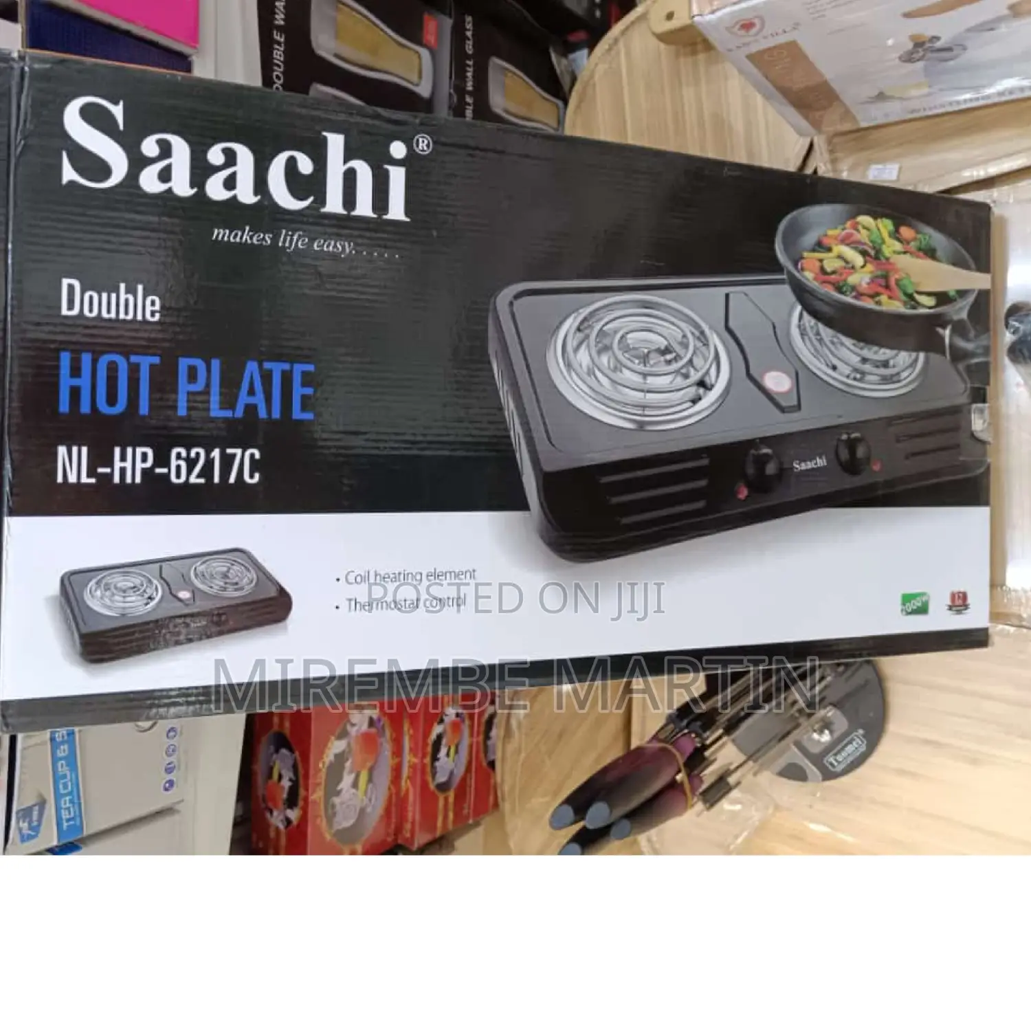 Saachi Double Hot Plate.
