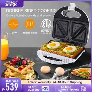 Winningstar 2 Sandwich Maker Home Breakfast Maker -Toaster