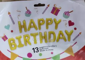 17" Happy Birthday Foil Balloons