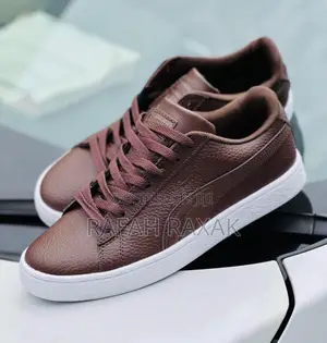 Original Classic Brown Men’S Puma Leather Sneakers
