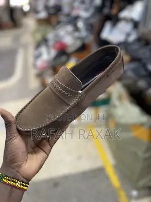 Original Men’S Brown Clarks Leather Moccasins