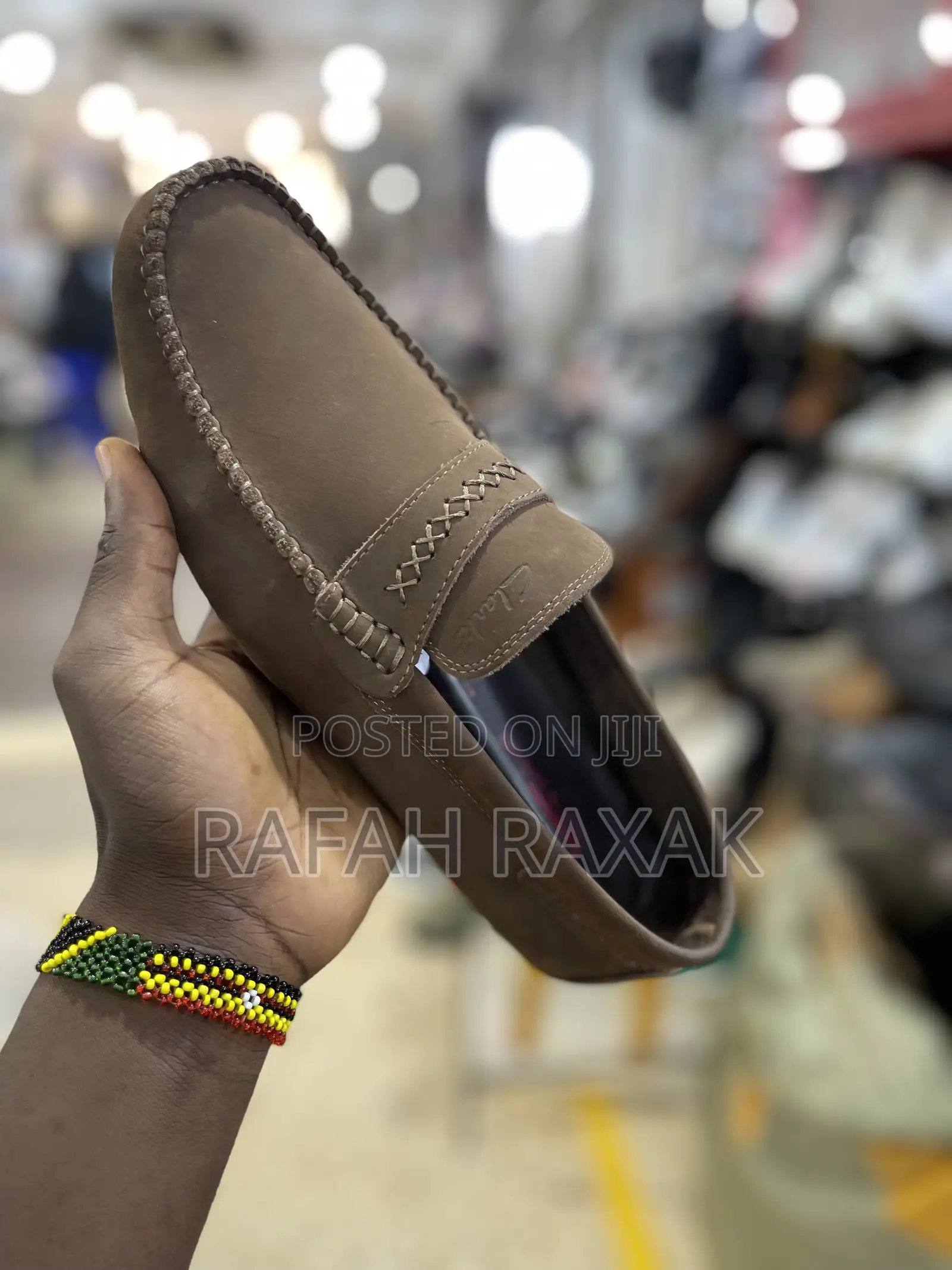 Original Men’S Brown Clarks Leather Moccasins