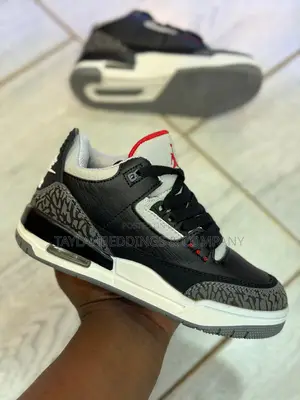 Kid's Air Jordan 3 “Black Cement