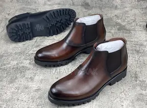 Original Coffee Brown Men’S Franco Banetti Ankle Boots