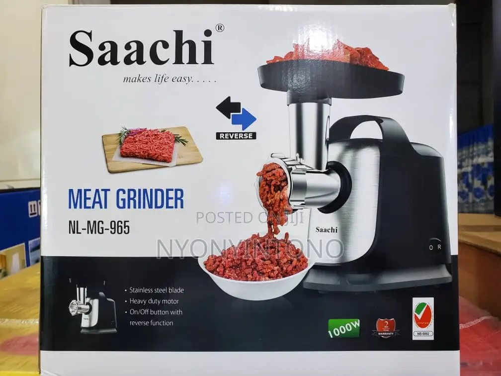 Saachi Heavy Duty Meat Grinder 2years Warranty
