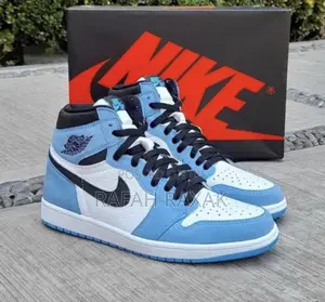 Original Nike Air Jordan 1 High Top University Blue Sneaker