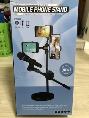 Mobile Phone and Mic Stand 4in1