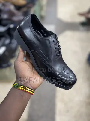 Original Black Leather Franco Banetti Oxfords
