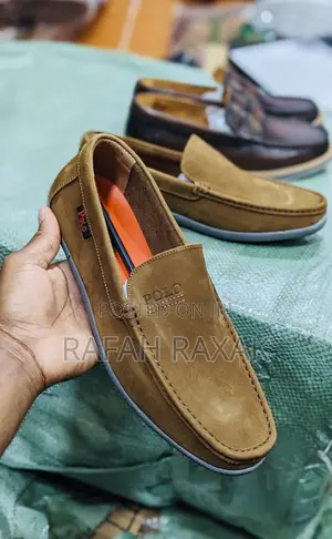 Original Classic Brown Flat Sole Men’S Polo Moccasins