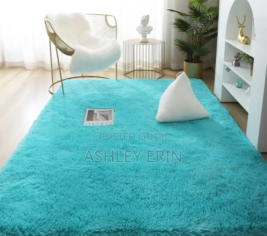 Modern Stylish Fluffy Center Carpet