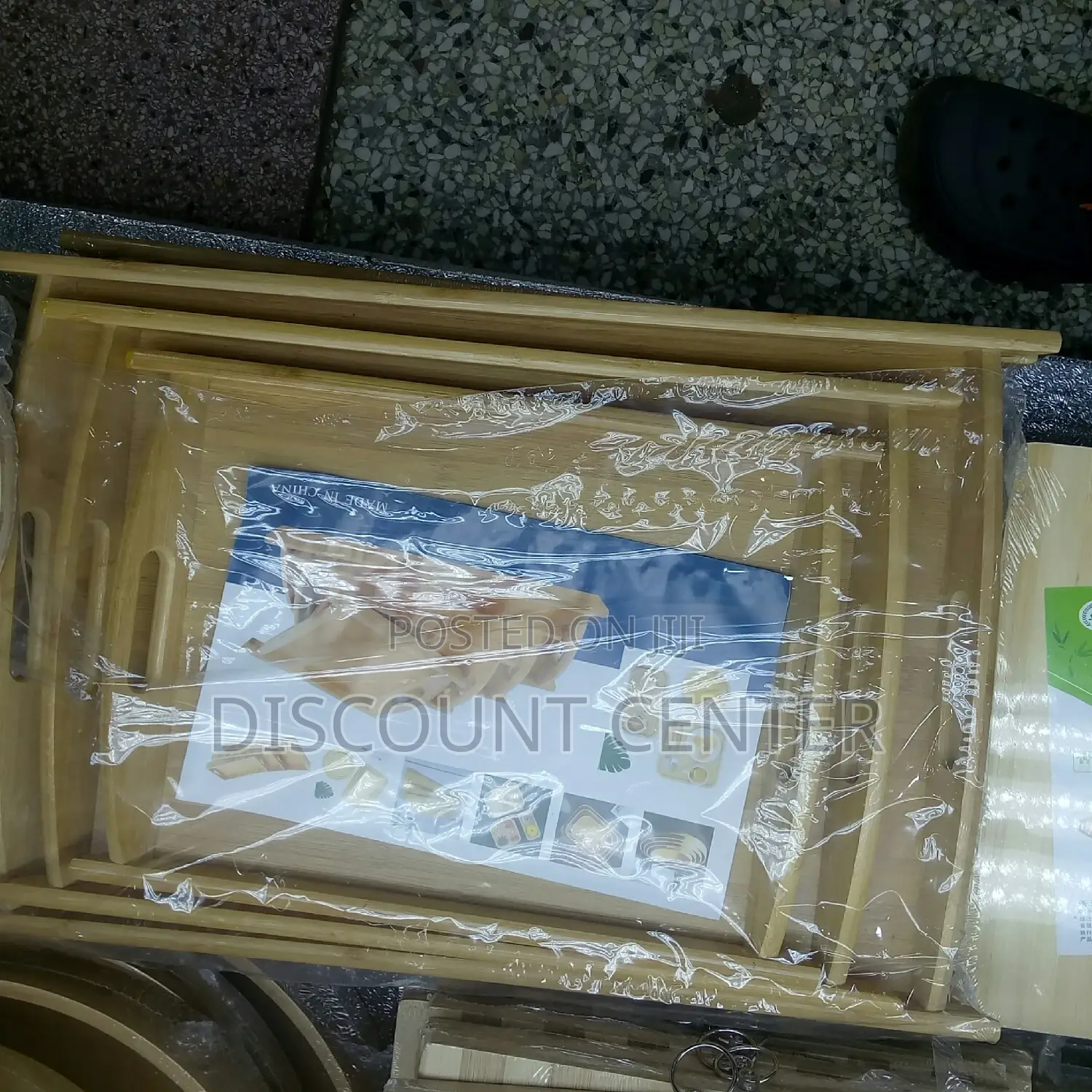 Wooden Trays 3 Piece