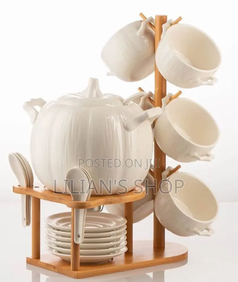 Elegant Ceramic Soup Set