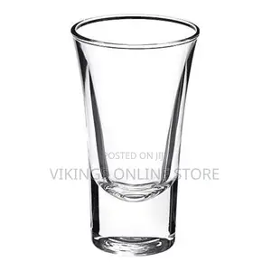 6 Pieces of Heavy Base Shot Glasses - Clear