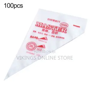 100pcs Disposable Piping Icing Bags Fondant
